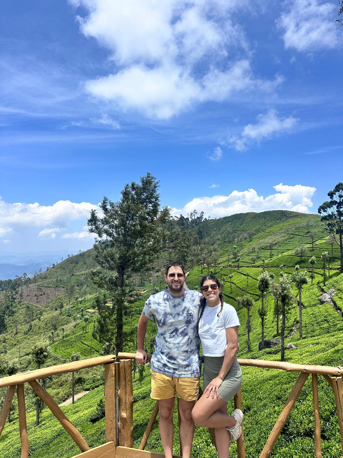 Vicky y Franco en Sri Lanka